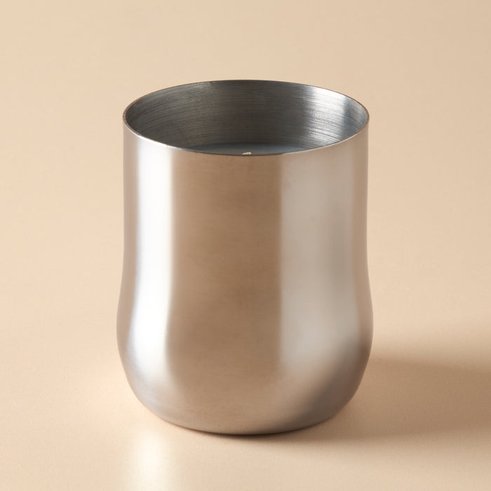 12.7 oz Stainless Steel Candle Jar - Silver