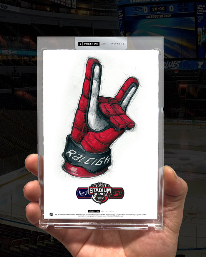 2023 NHL Stadium Series Sketch Limited Edition Art Slab