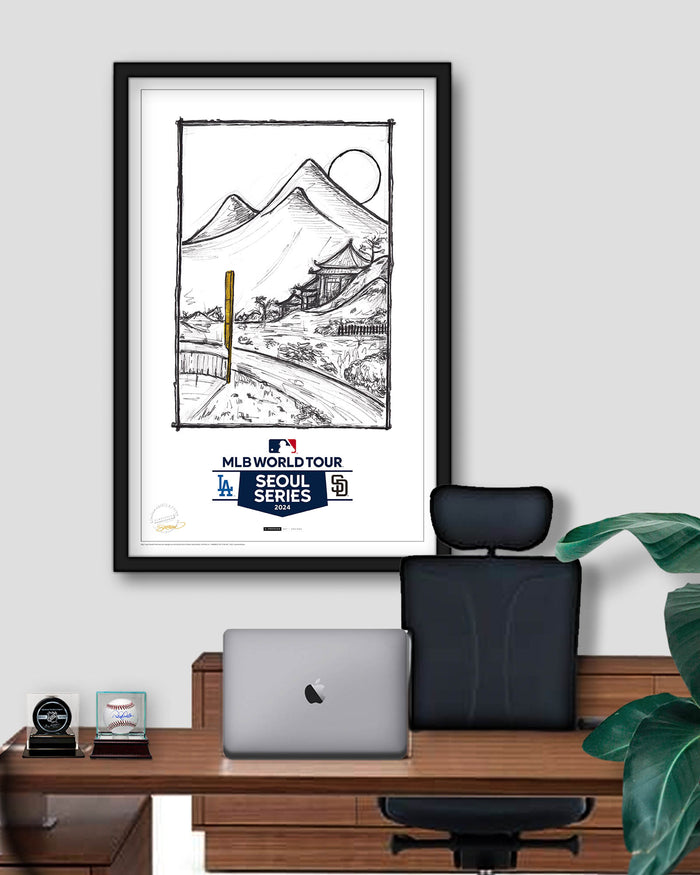 2024 MLB Seoul Series Sketch Limited Edition Art Prints