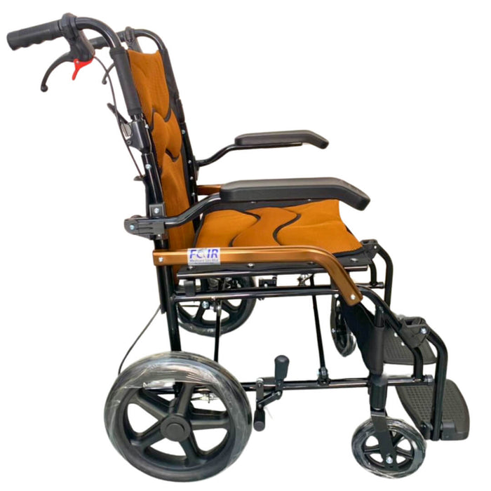 Aluminium Lightweight Pushchair Orange 18"