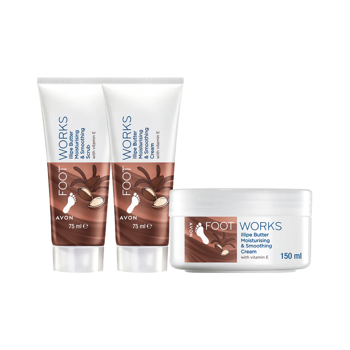 Avon Foot Works Illipe Butter Gift Set