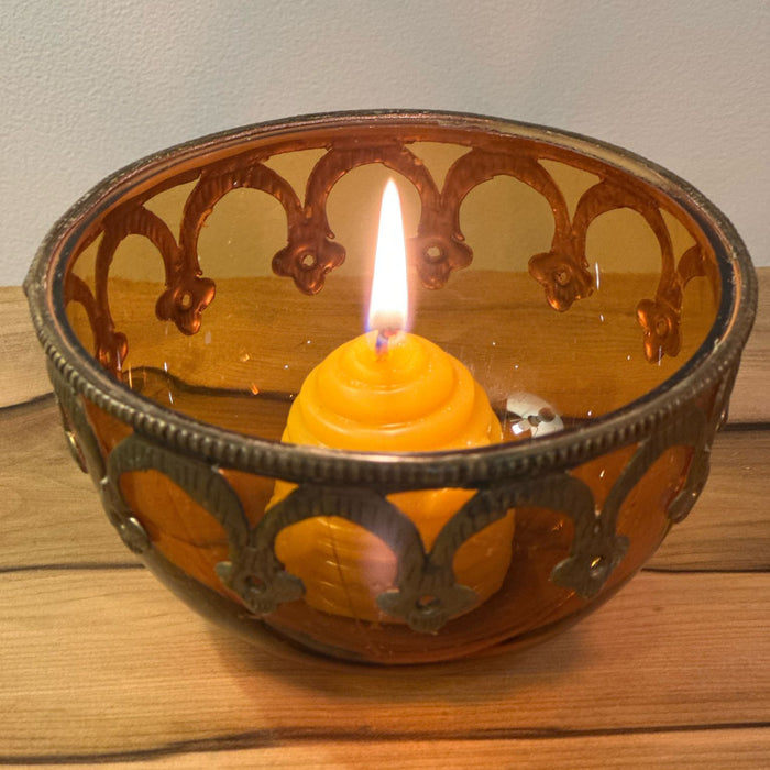 Baby Bee Hive Candle – 100% Pure Beeswax