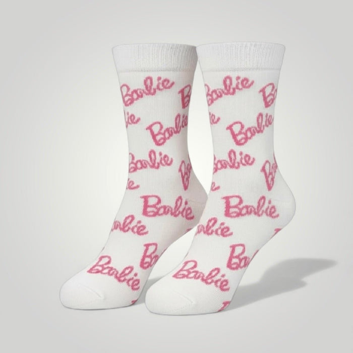 Kawaii Crew Socks Collection – Barbie & Hello Kitty Inspired - Nursecaresuites - Online Healthcare Boutiquebarbie socksclinic essentialscna essentials