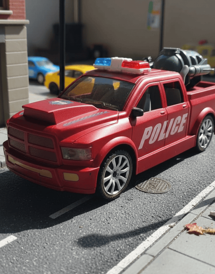 BIG TYRE OFF-ROAD POLICE VEHICLE R/C 3+