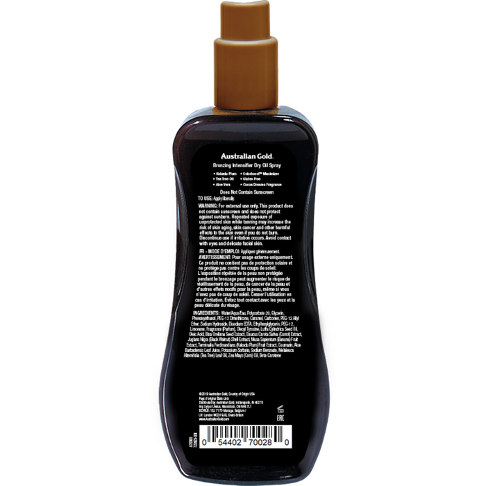 Bronzing Dry Oil Spray Intensifier