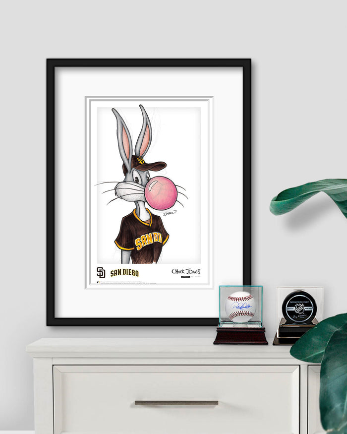 Bubblegum Bugs x MLB Padres Limited Edition Art Print
