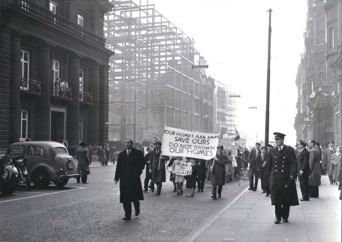 'Capel Celyn protest in Liverpool' - Unmounted Print