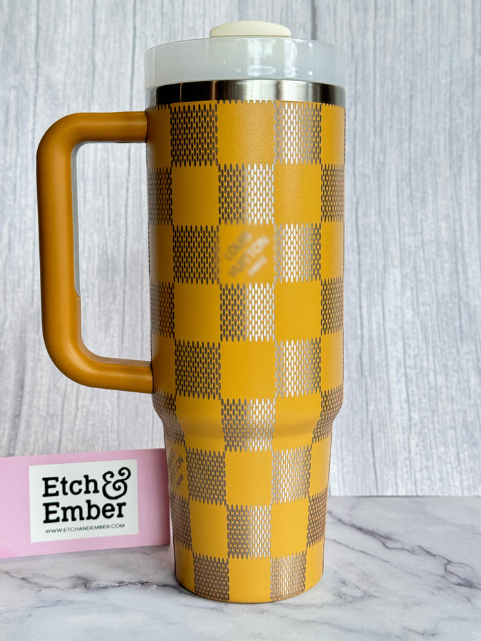 Checkers Engraved Stanley 30oz- Ready to Ship-