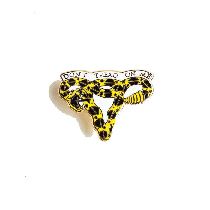 Don't Tread On Me Rattlesnake Uterus Pin Anne Lesniak Planned Parenthood