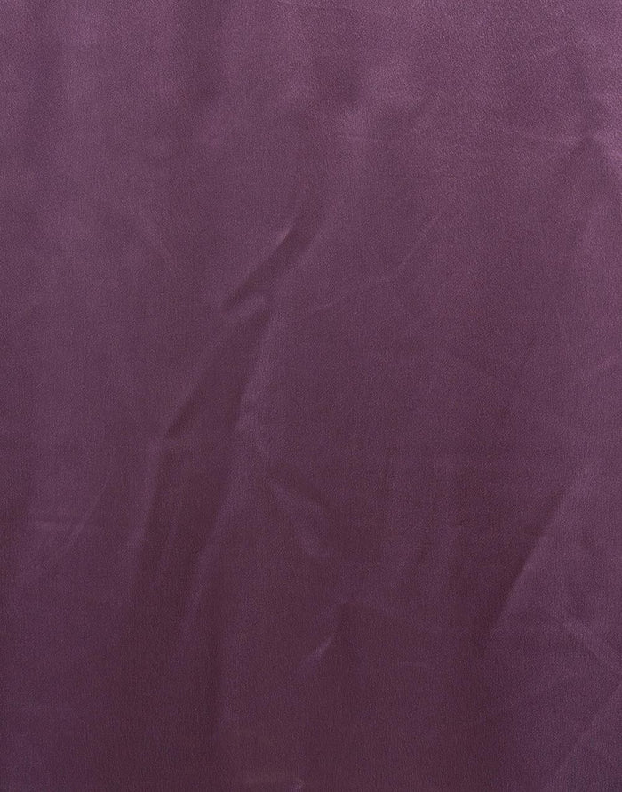 ETHNIC FUSION PLAIN SILK SAREE