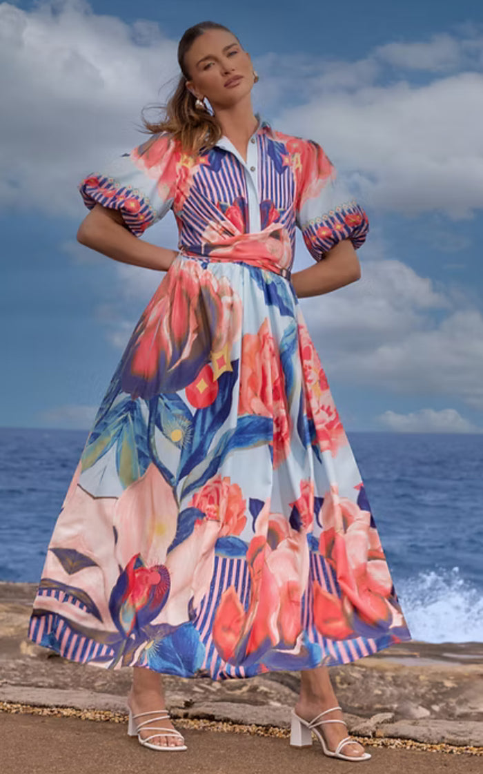 Fiona Dress- Blue