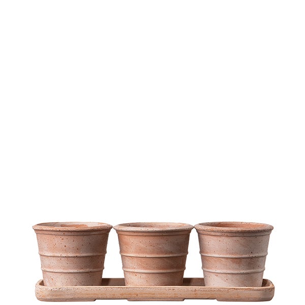 Galestro Siena 3 Pcs Kit 4" W/Saucer