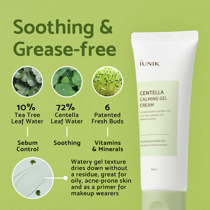 iUNIK Centella Calming Gel Cream (60ml)