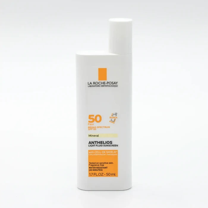 LA ROCHE-POSAY 50 Anthelios Light Fluid Sunscreen Mineral Zinc Oxide Sunscreen SPF 50