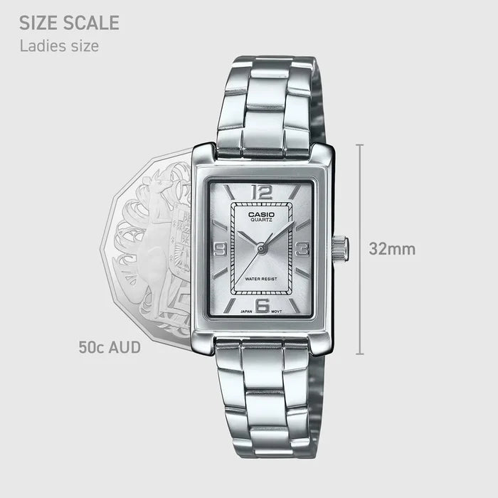 Ladies LTP1234DD-7A Silver Analogue Watch