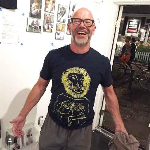 Brian Kenny Lion Head T-shirt