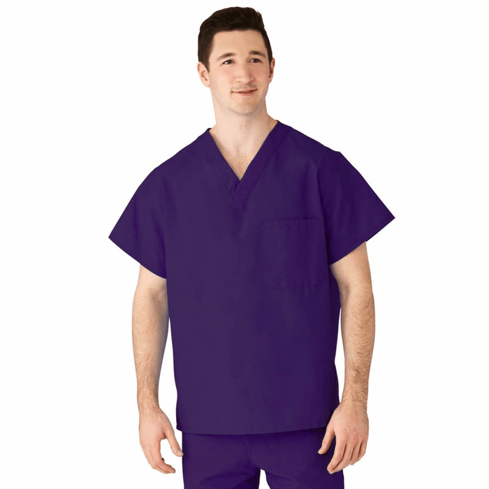 MEDLINE AngelStat Unisex Reversible Scrub Top And Pants Set - 600/610 - Fine Scrubs