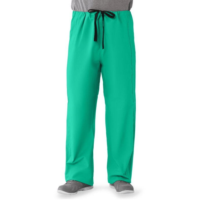 MEDLINE CottonCare Unisex 100% Cotton Reversible Scrub Top And Pants Set - 6580/6590 - Fine Scrubs