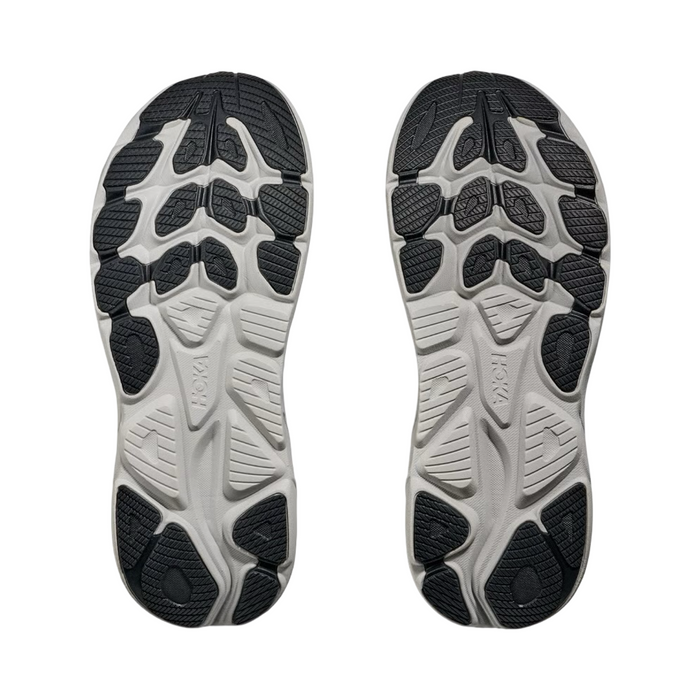 Men's Hoka Clifton 10 D Width Carbon Black Satellite Grey