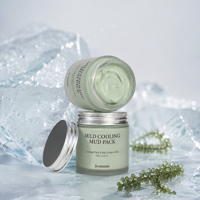 MILD COOLING MUD PACK – Masca Cu Argila, Apa Glaciara Si BHA Pentru Curatarea Porilor Si Efect Racoritor