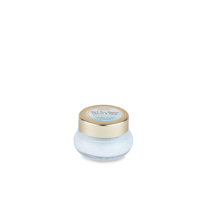 Mini 2 in 1 Face Polisher Mint 0.5oz (15mL)