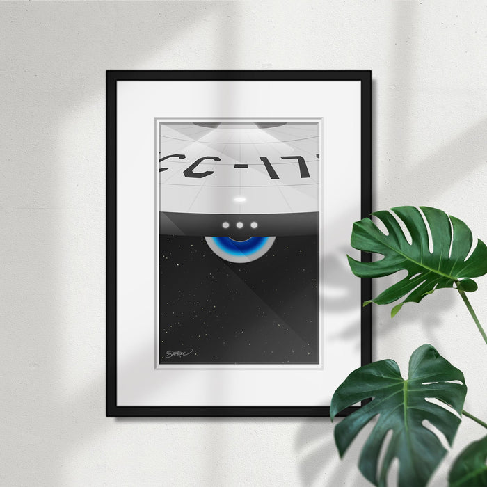 Minimalist Enterprise Art Print