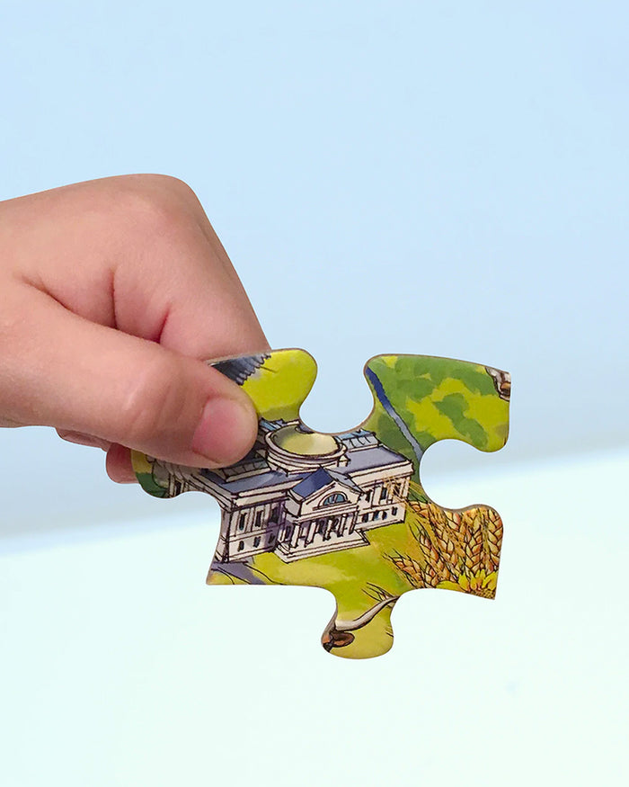 Minimalist NHL Mascot Jigsaw Puzzle
