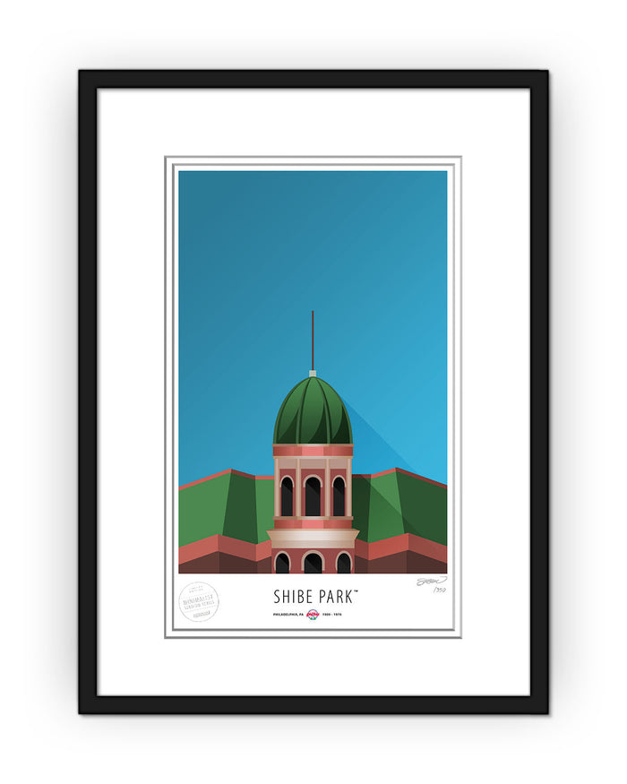 Minimalist Shibe Park Art Print