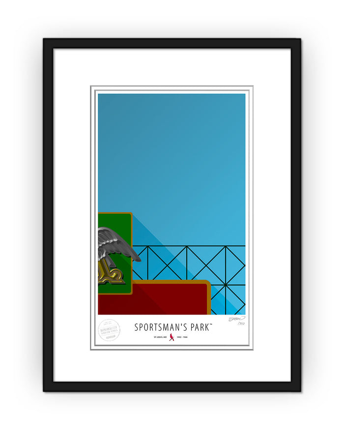 Minimalist Sportsman's Park Art Print