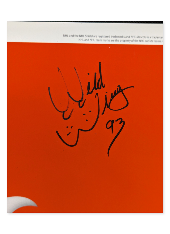 Minimalist Wild Wing Autographed Poster