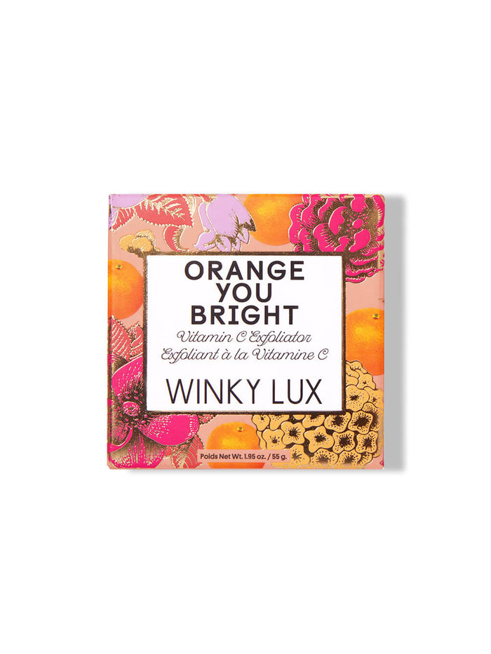 orange you bright vitamin c exfoliator in box on white background
