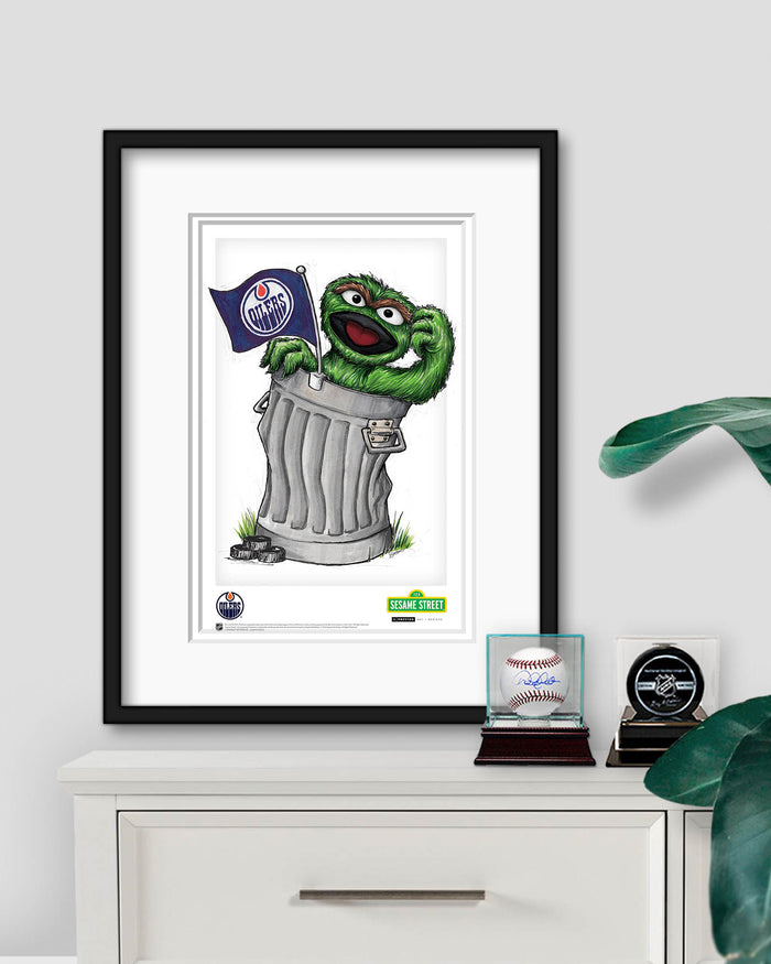 Oscar Rep Your Colours x NHL Oilers Limited Edition Art Print