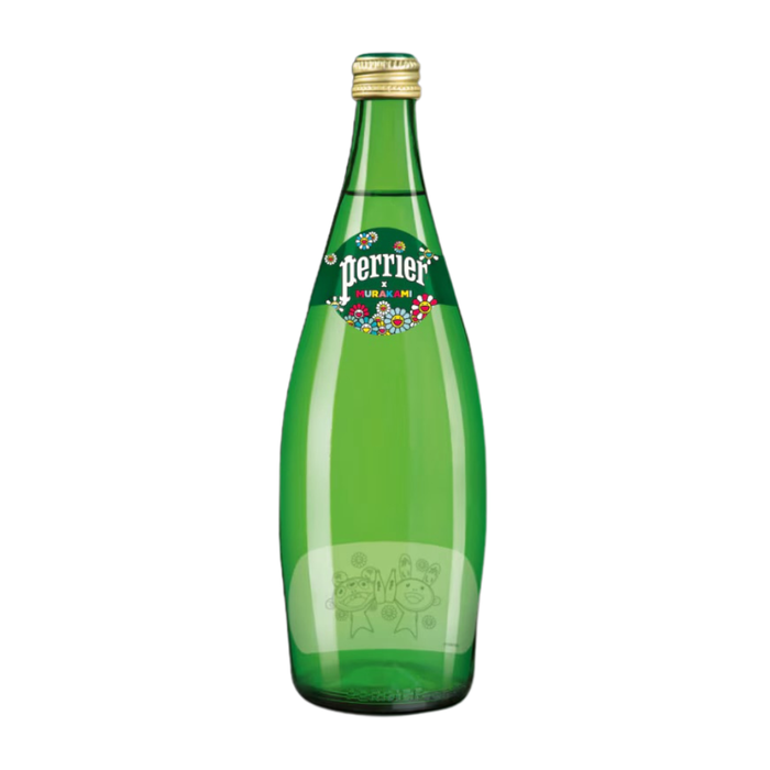 Perrier x Takashi Murakami Sparking Mineral Water 750ml (25.3 oz) Glass Bottle