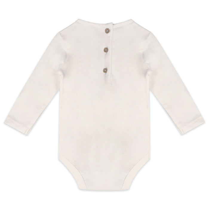 Organic Long Sleeve Baby Bodysuit (Back)