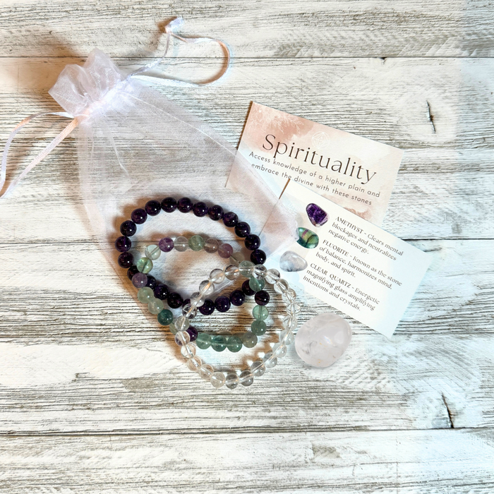 Spirituality - Intention Bracelet Set- 8mm