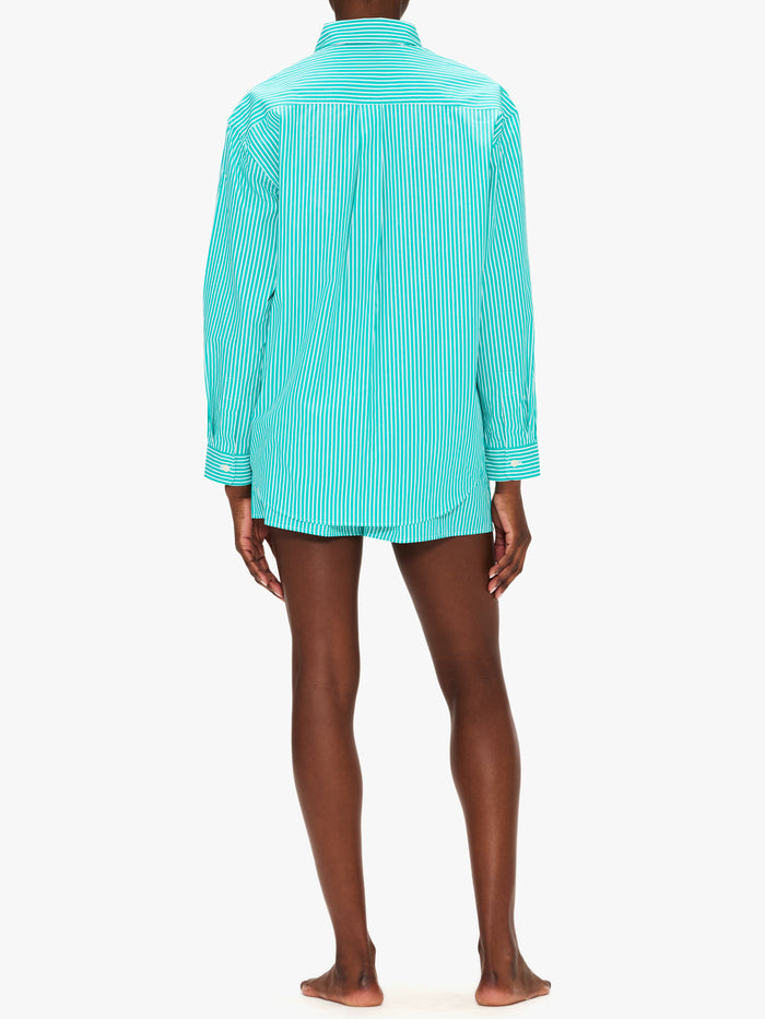 Sporty & Rich NY Crest Oversized Shirt