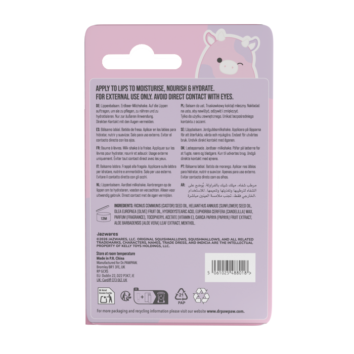 Squishmallow x Dr.PAWPAW Patty Lip Balm