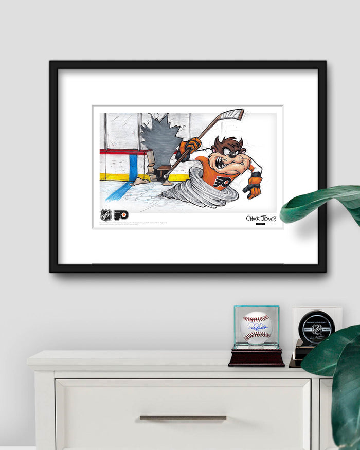 Tazmanian Line Change x NHL Flyers Tazmanian Devil Limited Edition Art Print