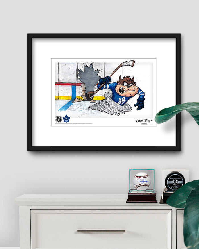Tazmanian Line Change x NHL Maple Leafs Tazmanian Devil Limited Edition Art Print