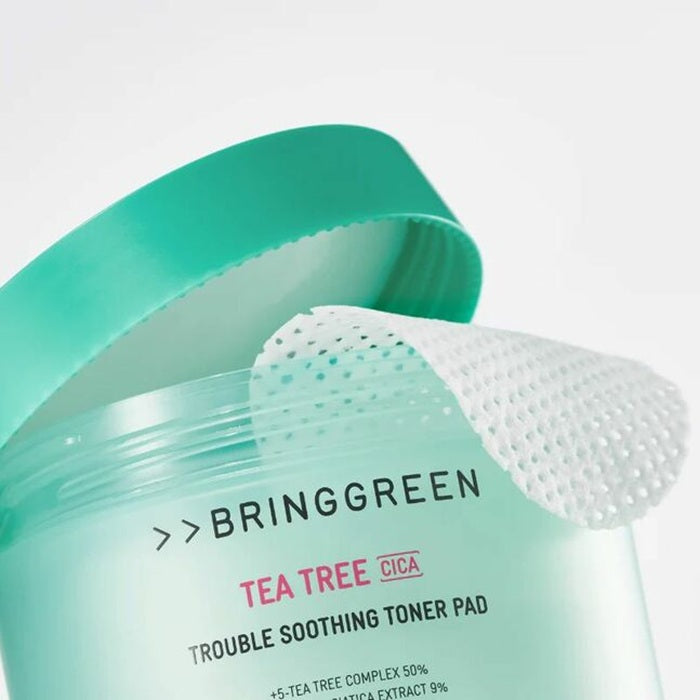 TEA TREE CICA TROUBLE SOOTHING PAD – Dischete Toner Calmante Cu Tea Tree Si Centella Asiatica