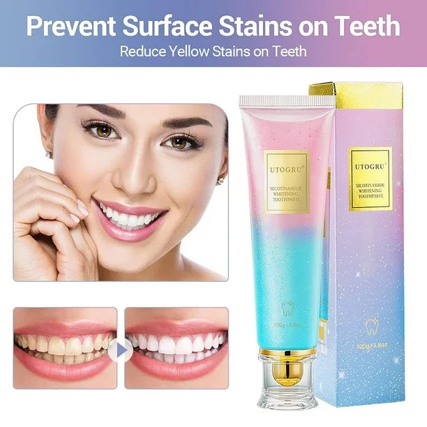 UTOGRU Nicotinamide Botox Whitening Toothpaste