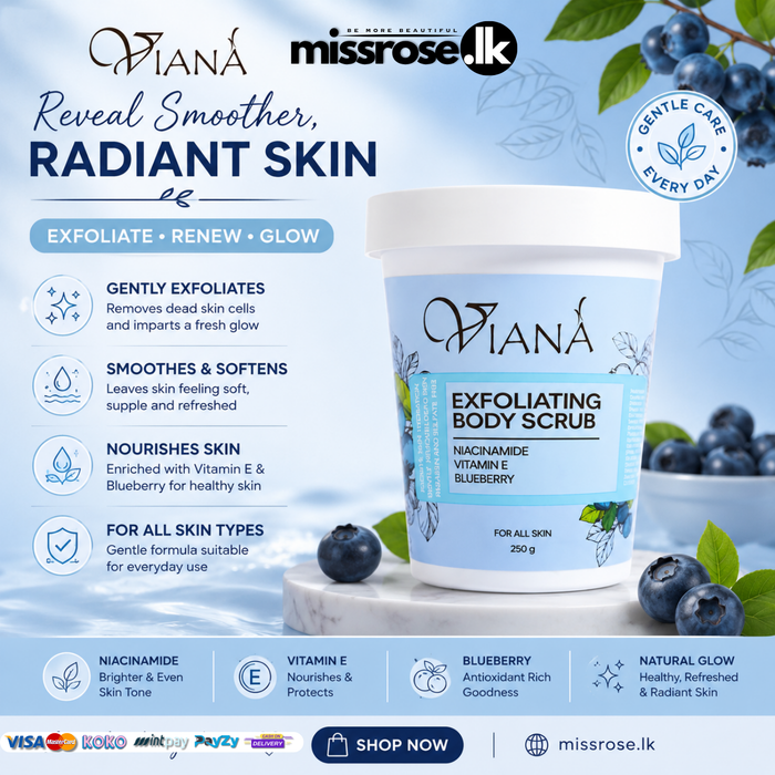 Viana Blueberry Exfoliating Body Scrub