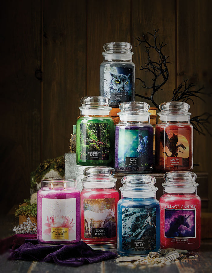 Village Candle - Fairy Dust Candle - Large Dome