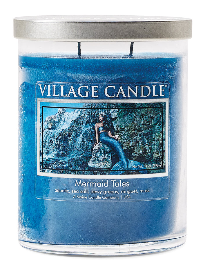 Village Candle - Mermaid Tales - Candle Medium Tumbler