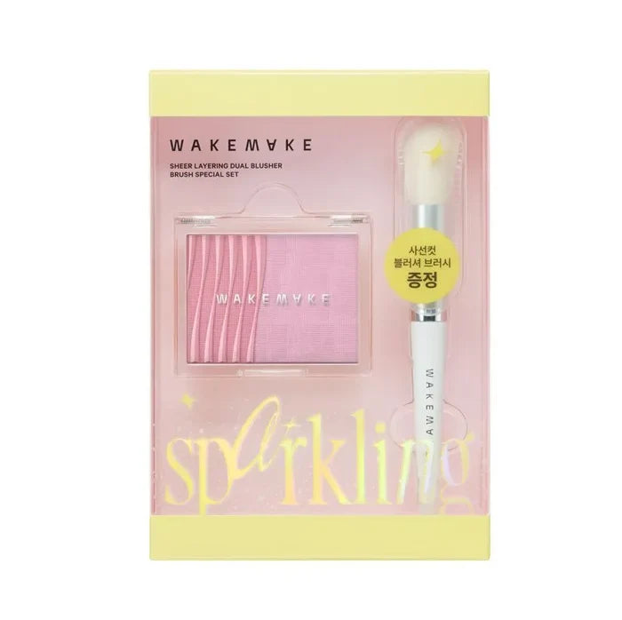 Wakemake Sheer Layering Dual Blusher Brush Special Set
