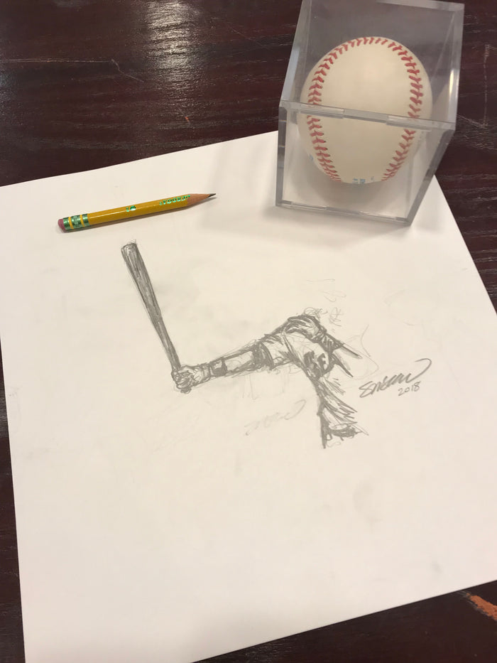 Welcome Back to Safeco Sketch Limited Edition - Seattle Mariners - S. Preston Art + Designs