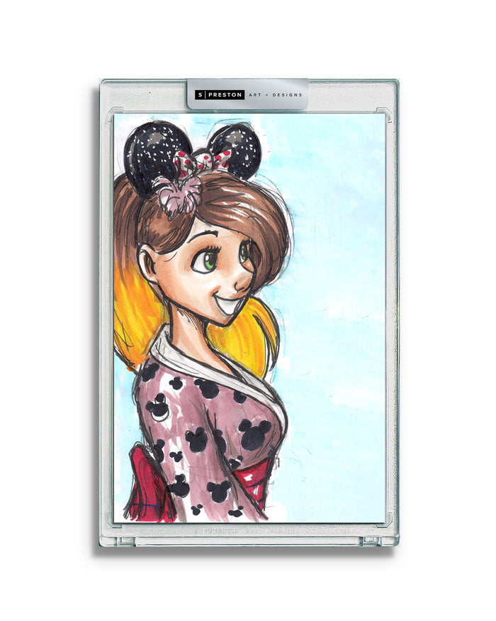 WinS® Every Day Konni Mackenzie Original Art Slab 2024-03-23 - Tokyo Disneyland