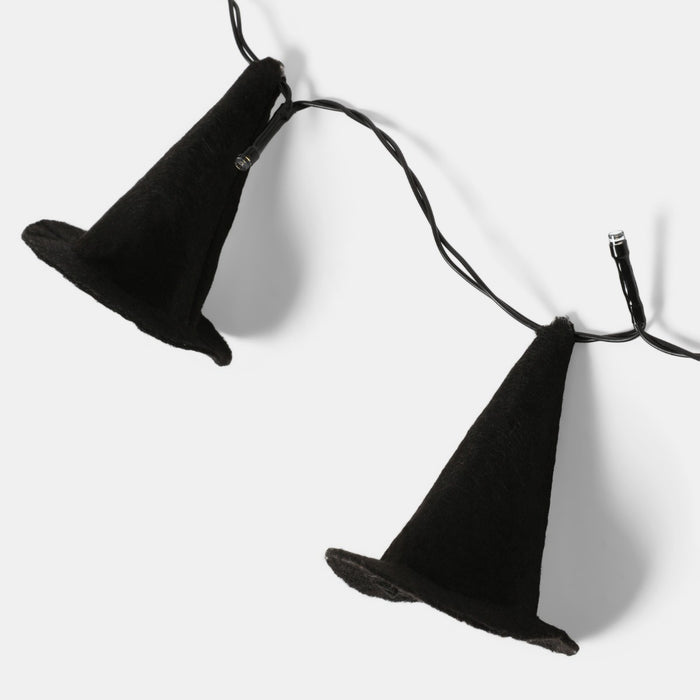 10 Pack Witch's Hat String Lights - Black 🇬🇧