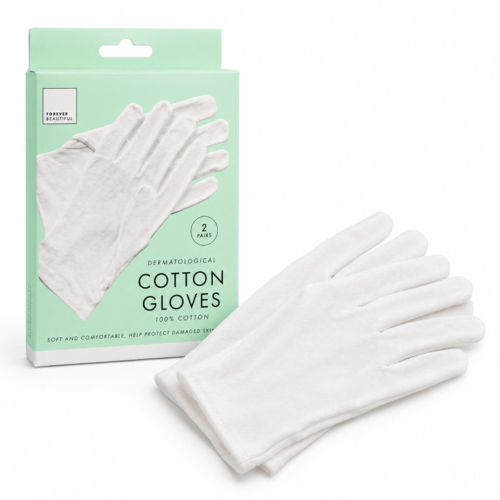 100% Cotton Moisturizing Gloves – Soft Overnight Hand Care Gloves (2 Pairs) 🇬🇧