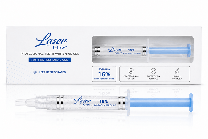 16% hydrogen peroxide professional teeth whitening gel syringe